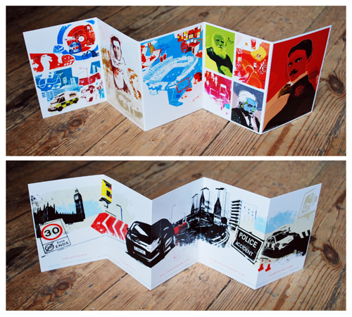 concertina cards, inksysolutions